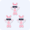 Boppin Bunny Plush 3PCS